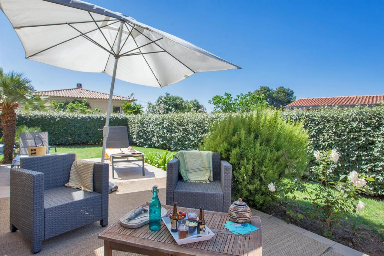 location de vacances Olivier jardin privatif et piscine chauffée partagée Calvi  Extérieur photo
